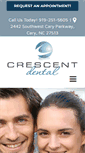 Mobile Screenshot of carycrescentdental.com